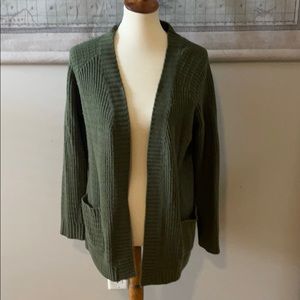 Olive Sweater Cardigan